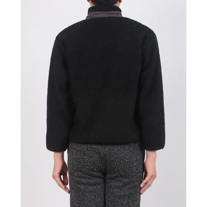 RAGGED MOUNTAI GRAFTON 防風 防寒 ボア ブルゾン スタンドカラー フリースジャケット メンズ ユニセックス アウトドアウェア ラギッドマウンテン （ブラック）｜詳細画像