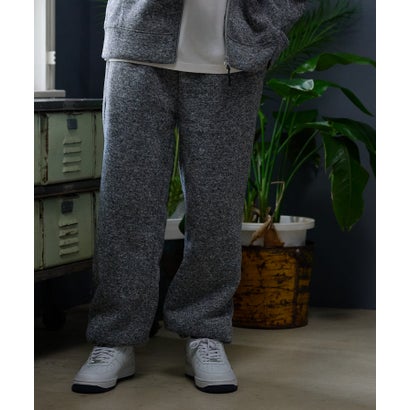 RAGGED MOUNTAIN BELKNAP 裏ボア ニットフリース パンツ メンズ ユニセックス リラックス 防寒 保温性 街着 部屋着 ワンマイル ラギッドマウンテン （グレー）｜詳細画像