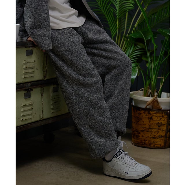 RAGGED MOUNTAIN BELKNAP 裏ボア ニットフリース パンツ メンズ ユニセックス リラックス 防寒 保温性 街着 部屋着 ワンマイル ラギッドマウンテン （グレー）