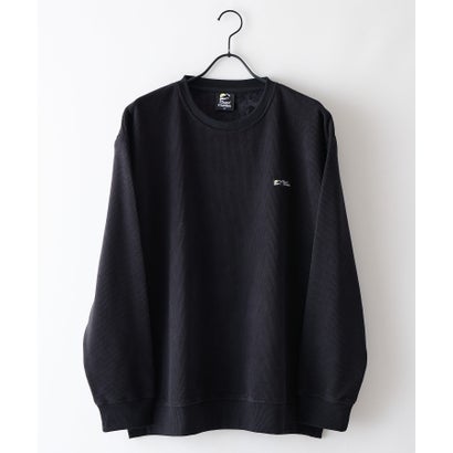 RAGGED MOUNTAIN HOLLIS ブロック サーマル 裏ボア シャギーボア トレーナー メンズ ユニセックス  防寒 部屋着 スウェット あったか リラックス 秋 冬 アウトドア ウェア （ブラック）｜詳細画像