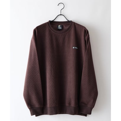 RAGGED MOUNTAIN HOLLIS ブロック サーマル 裏ボア シャギーボア トレーナー メンズ ユニセックス  防寒 部屋着 スウェット あったか リラックス 秋 冬 アウトドア ウェア （ブラウン）｜詳細画像