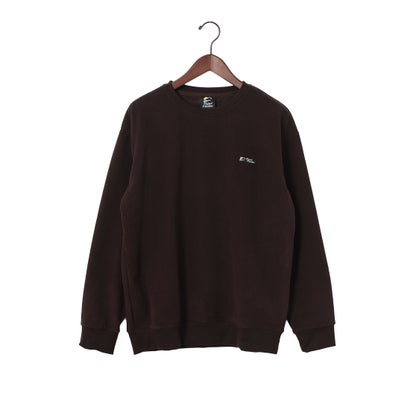 RAGGED MOUNTAIN HOLLIS ブロック サーマル 裏ボア シャギーボア トレーナー メンズ ユニセックス  防寒 部屋着 スウェット あったか リラックス 秋 冬 アウトドア ウェア （ブラウン）｜詳細画像