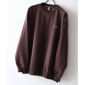RAGGED MOUNTAIN HOLLIS ブロック サーマル 裏ボア シャギーボア トレーナー メンズ ユニセックス  防寒 部屋着 スウェット あったか リラックス 秋 冬 アウトドア ウェア （ブラウン）