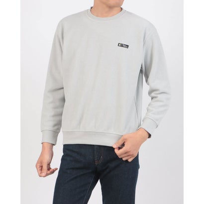 RAGGED MOUNTAIN HOLLIS ブロック サーマル 裏ボア シャギーボア トレーナー メンズ ユニセックス  防寒 部屋着 スウェット あったか リラックス 秋 冬 アウトドア ウェア （ライトグレー）｜詳細画像
