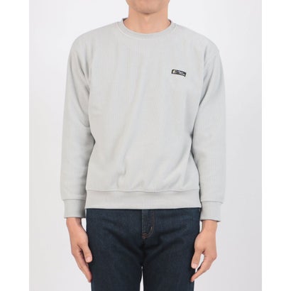 RAGGED MOUNTAIN HOLLIS ブロック サーマル 裏ボア シャギーボア トレーナー メンズ ユニセックス  防寒 部屋着 スウェット あったか リラックス 秋 冬 アウトドア ウェア （ライトグレー）｜詳細画像