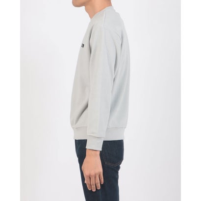 RAGGED MOUNTAIN HOLLIS ブロック サーマル 裏ボア シャギーボア トレーナー メンズ ユニセックス  防寒 部屋着 スウェット あったか リラックス 秋 冬 アウトドア ウェア （ライトグレー）｜詳細画像