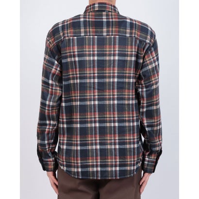 ジーンズメイト JEANS MATE RAGGED MOUNTAIN MASON 裏地 フリース ボンディング チェック カットシャツ メンズ ユニセックス 保温 防寒 ルーズシルエット  ライトアウター タウンユース アウトドア （イエロー）｜詳細画像