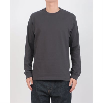 【HANES】BEFFY ビーフィー H5186 ロング スリーブ Tシャツ コットン100% ヘビーウェイト タフで型崩れしにくい （スミクロ）｜詳細画像