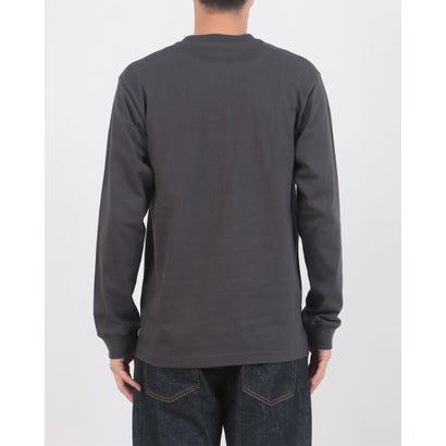 【HANES】BEFFY ビーフィー H5186 ロング スリーブ Tシャツ コットン100% ヘビーウェイト タフで型崩れしにくい （スミクロ）｜詳細画像