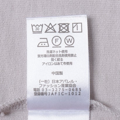 C-FORT POINT 襟レース シャーリング プルオーバー ロンT レディース フェミニン 通気性 吸湿性 快適 上品 華奢見せ （ライトグレー）｜詳細画像