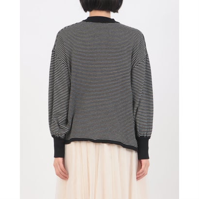 ジーンズメイト JEANS MATE C-FORT POINT コットン ニット ハイネック  レディース インナー コーデ 上品 きれいめ ふんわり 軽やか ハイゲージ （チャコールグレー）｜詳細画像