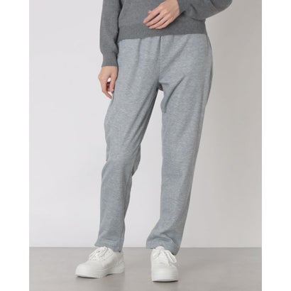ジーンズメイト JEANS MATE C-FORT POINT スウェット テーパードパンツ レディース すっきり見え きれいめ ウエストドロスト仕様 暖かい 保温 お出掛け リラックスウェア （グレー）｜詳細画像