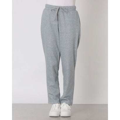 ジーンズメイト JEANS MATE C-FORT POINT スウェット テーパードパンツ レディース すっきり見え きれいめ ウエストドロスト仕様 暖かい 保温 お出掛け リラックスウェア （グレー）｜詳細画像