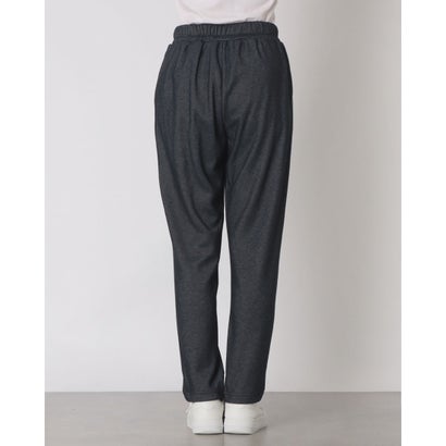 C-FORT POINT スウェット テーパードパンツ レディース すっきり見え きれいめ ウエストドロスト仕様 暖かい 保温 お出掛け リラックスウェア （ネイビー）｜詳細画像