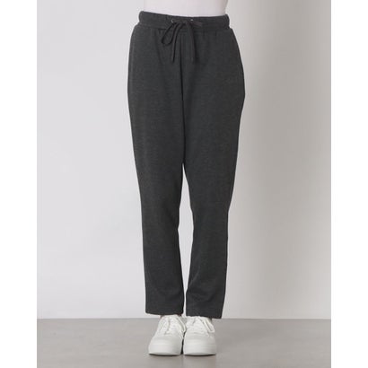 ジーンズメイト JEANS MATE C-FORT POINT スウェット テーパードパンツ レディース すっきり見え きれいめ ウエストドロスト仕様 暖かい 保温 お出掛け リラックスウェア （チャコールグレー）｜詳細画像