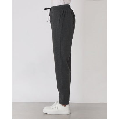 ジーンズメイト JEANS MATE C-FORT POINT スウェット テーパードパンツ レディース すっきり見え きれいめ ウエストドロスト仕様 暖かい 保温 お出掛け リラックスウェア （チャコールグレー）｜詳細画像