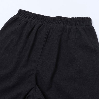 C-FORT POINT ツイル ワイド クロップドパンツ ゆったり ワイドシルエット 両面起毛加工 レディース レーヨン混 なめらか 上品 きれいめ カジュアル デイリーユース （ブラック）｜詳細画像