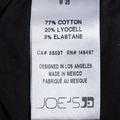 ジョーズジーンズ Joe's Jeans ☆ミッドライズストレートジーンズ （ブラック）｜詳細画像