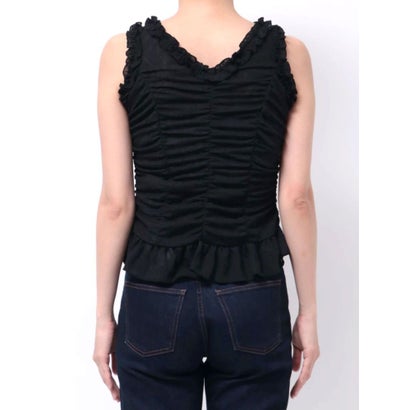 レースフリルトップス （ブラック）｜詳細画像