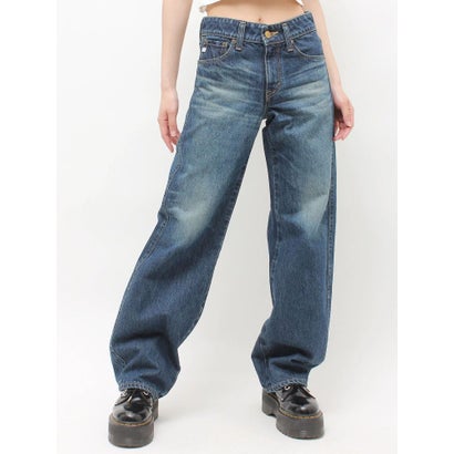 【SOMETHING×PosTokyo】Straight Loose Denim （ブルー）｜詳細画像