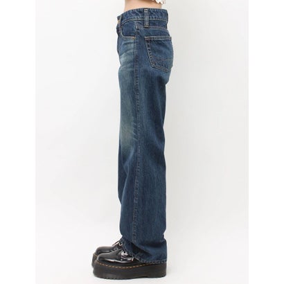 【SOMETHING×PosTokyo】Straight Loose Denim （ブラック）｜詳細画像