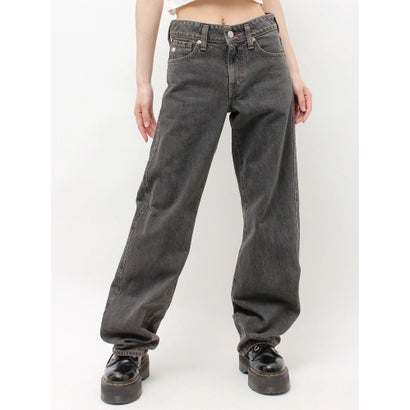 【SOMETHING×PosTokyo】Straight Loose Denim （ブラック）｜詳細画像