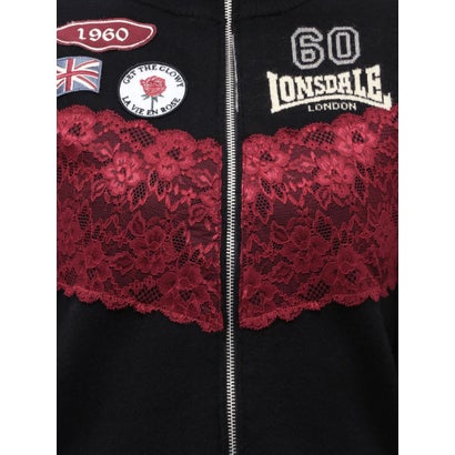 【LONSDALE×jouetie】ZIPニットカーデ （ネイビー）｜詳細画像