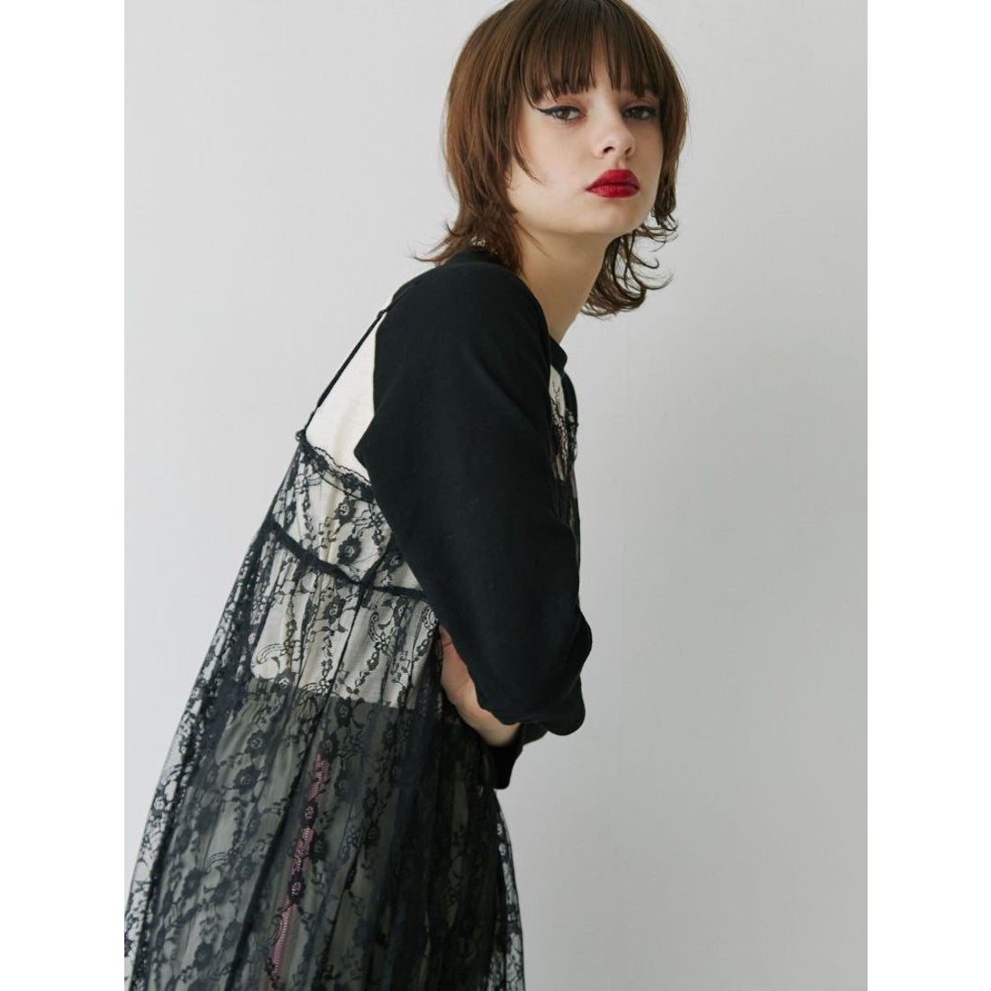 jouetie レースキャミワンピース（ピンク） -ファッション通販 FASHION