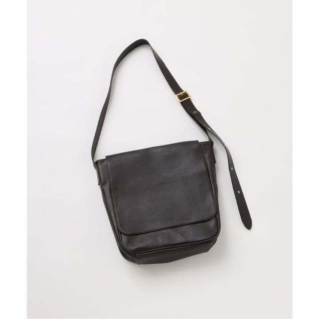 《予約》【FOLL / フォル】buffalo leather shoulder bag （ブラウン）