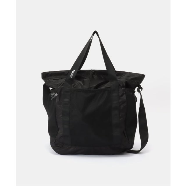 【HOLIDAY/ホリデイ】 PACKABLE STRAP TOTE BAG （ブラック）
