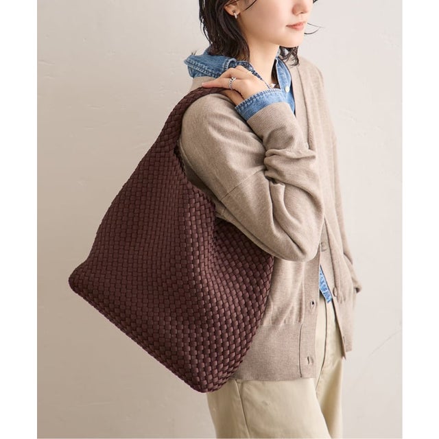 【SOL and SELENE/ソル アンド セレーネ】WOVEN NEOPRENE （ブラウン）