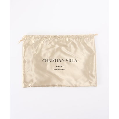 【CHRISTIAN VILLA /クリスチャン ヴィラ】スタッズスウェードBAG M （キャメル）｜詳細画像