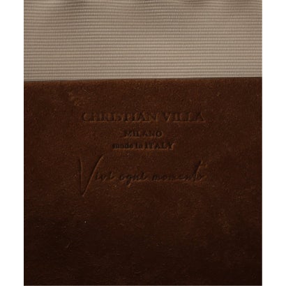 【CHRISTIAN VILLA /クリスチャン ヴィラ】スタッズスウェードBAG M （キャメル）｜詳細画像