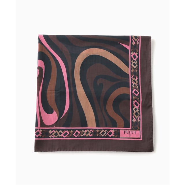 EMILIO PUCCI / エミリオプッチ PAREO 90X180 （ブラウン）