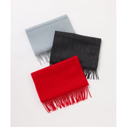 《予約》【FOLL / フォル】mongolian cashmere stole （レッド）｜詳細画像