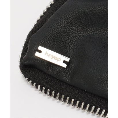 【HEYEP/ヘイップ】Zip Square Scrunchie-Medium （ブラック）｜詳細画像