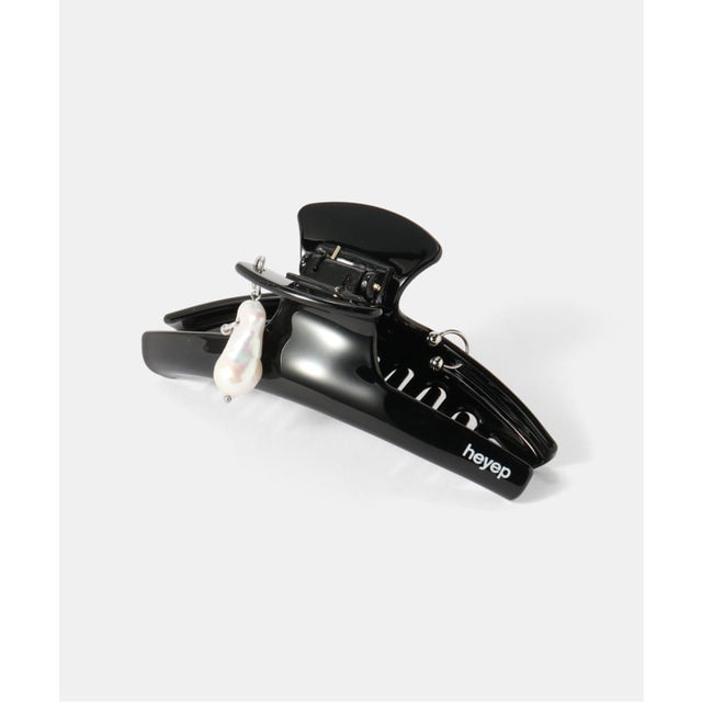 【HEYEP/ヘイップ】Pearl Motif Hair Clip （ブラック）