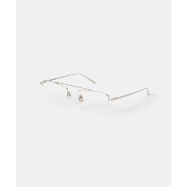 【HEYEP/ヘイップ】 Bridgeless HalfFrame Glasses （シルバー）