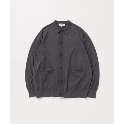 【FOLL / フォル】italy spinning giza cotton knit shirt（イエロー）｜詳細画像