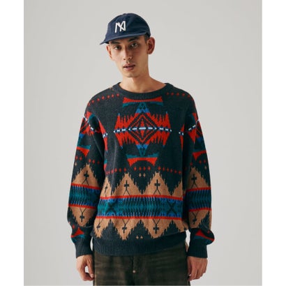 ジャーナルスタンダード JOURNAL STANDARD 《予約》PENDLETON / ペンドルトン 別注 アブストラクト トライバルニット （ブラック）｜詳細画像