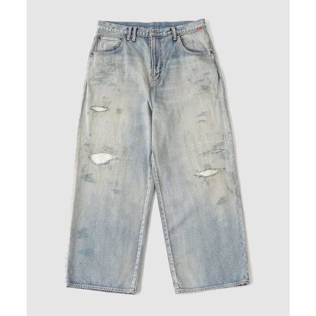 ANACHRONORM / アナクロノーム REMAKED WIDE 5P DENIM PANTS （ネイビー B）
