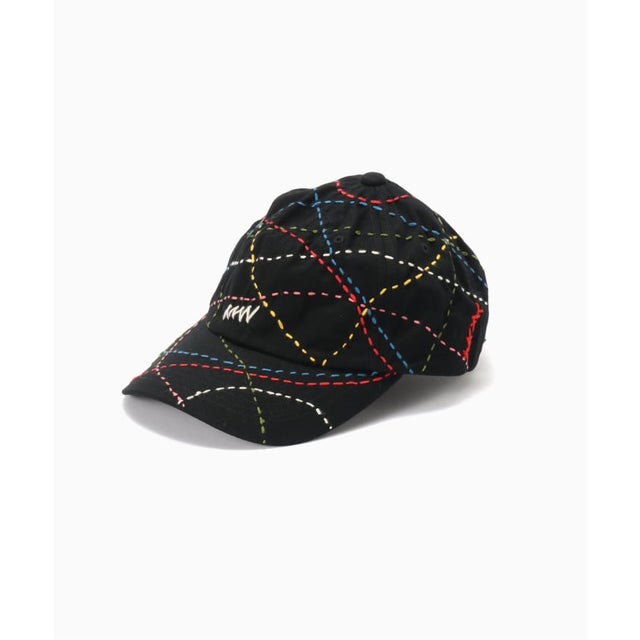 KUON / クオン Sashiko Dad Cap （ブラック）