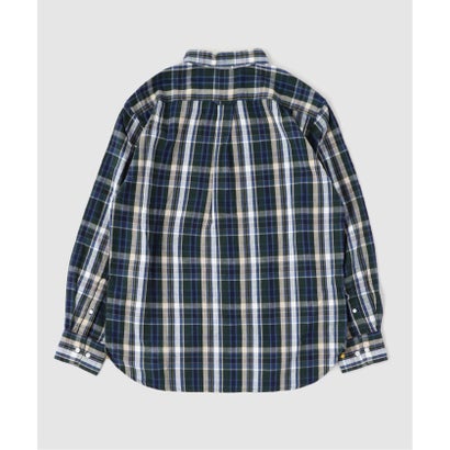 ジャーナルスタンダード JOURNAL STANDARD ORIGINAL MADRAS / オリジナルマドラス 5 CLASSIC BD L/S SH （ネイビー）｜詳細画像