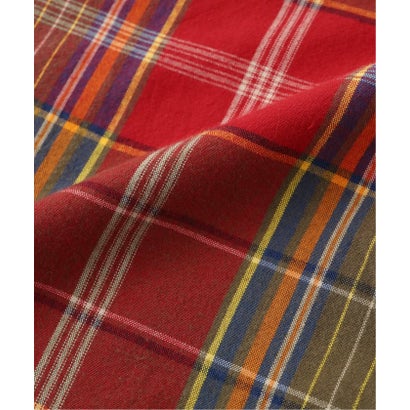 ジャーナルスタンダード JOURNAL STANDARD ORIGINAL MADRAS / オリジナルマドラス 128 TWIN FLAP PKT BD SH （レッド）｜詳細画像