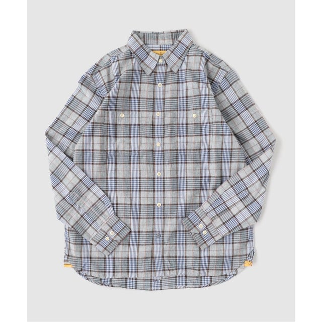 ORIGINAL MADRAS / オリジナルマドラス 240 UYILITY SHIRT （グレーA）