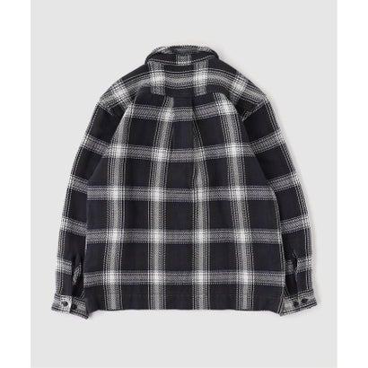 ジャーナルスタンダード JOURNAL STANDARD ORIGINAL MADRAS / オリジナルマドラス 180 COLLARED HALF ZIP SH （ブラック A）｜詳細画像