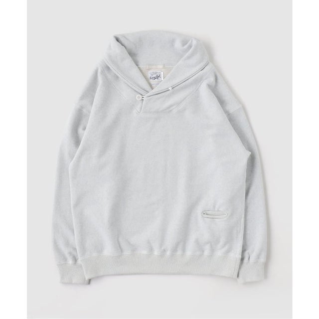 RIDING HIGH / ライディングハイ NON DYED SHAWL COLLAR PULLOVER （ブルー）
