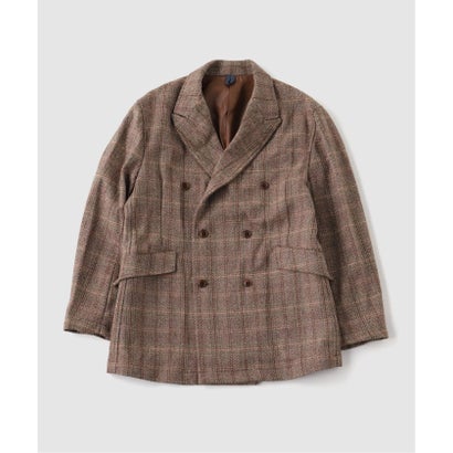 ジャーナルスタンダード JOURNAL STANDARD ts(s) / ティーエスエス Herringbone Tweed 6 W 6B JKT （ブラウン）｜詳細画像