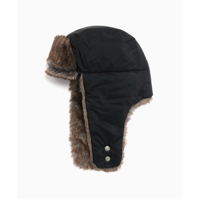 NANGA / ナンガ AURORA TEX FUR FLIGHT CAP （ブラック）