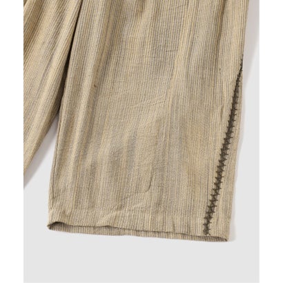 potato head / ポテトヘッド  Handloom Curve Trousers （ベージュ）｜詳細画像